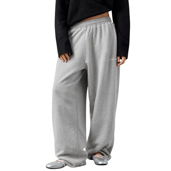 Urban Outfitters Pants - iets frans Harri Wide Leg Jogger Pant Gray Urban Outfitters